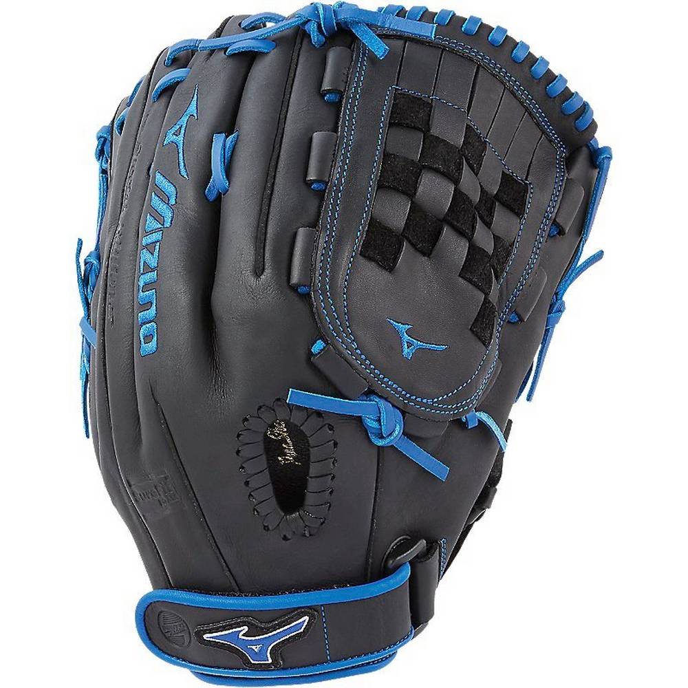 Damske Rukavice Mizuno MVP Prime SE Fastpitch 13" Softball Čierne/Kráľovská Modrá Vypredaj ZLXO43219